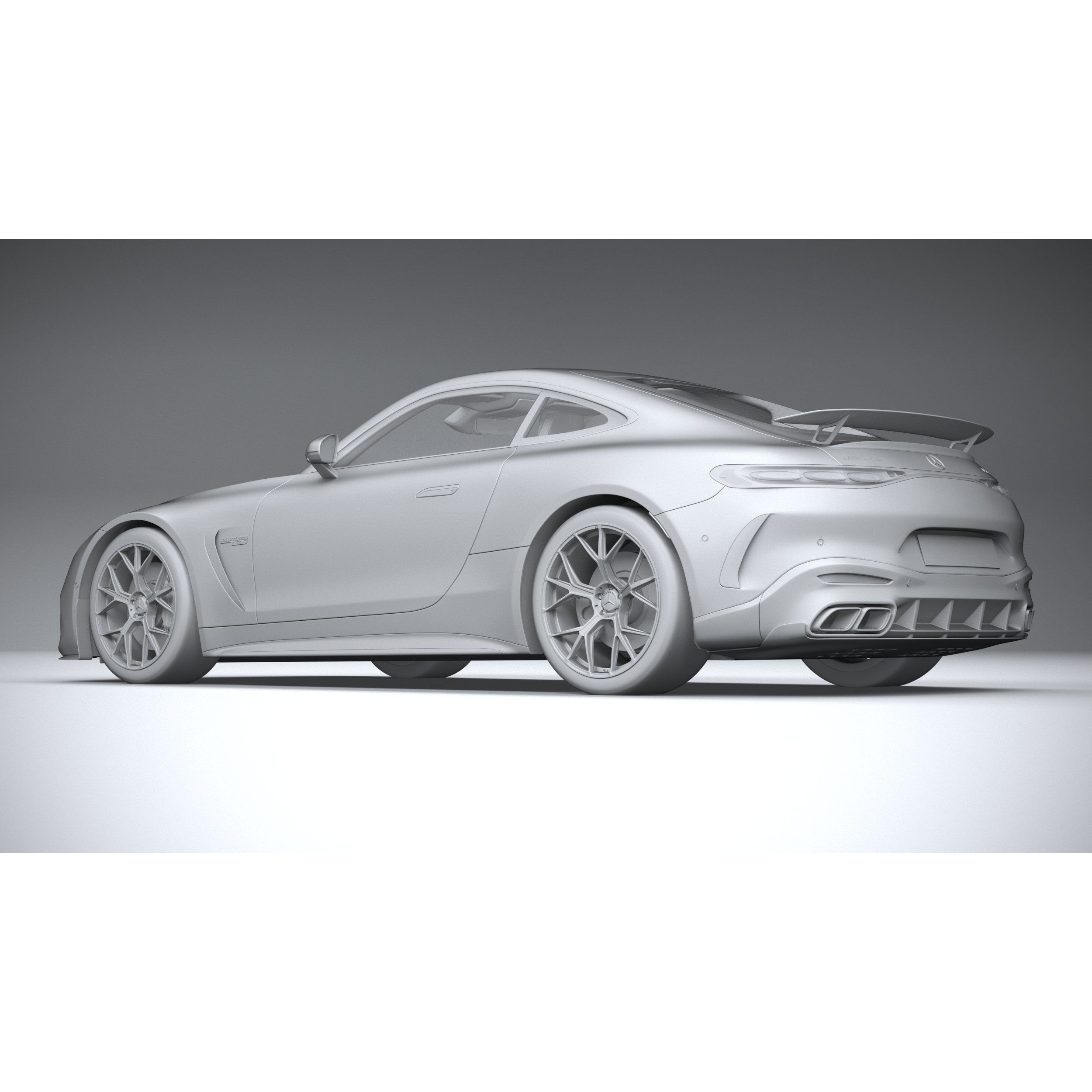 Mercedes-Benz AMG GT Coupe 2024 - High-Poly 3D Model - View 23