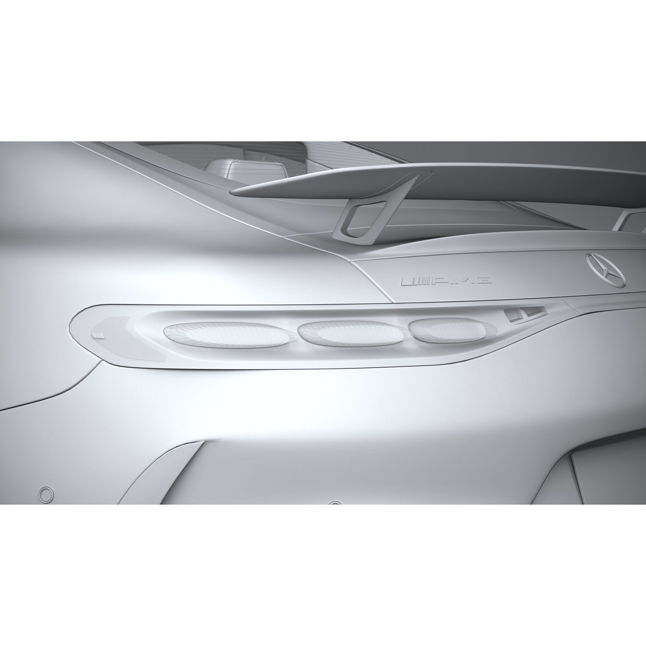 Mercedes-Benz AMG GT Coupe 2024 - High-Poly 3D Model - View 26