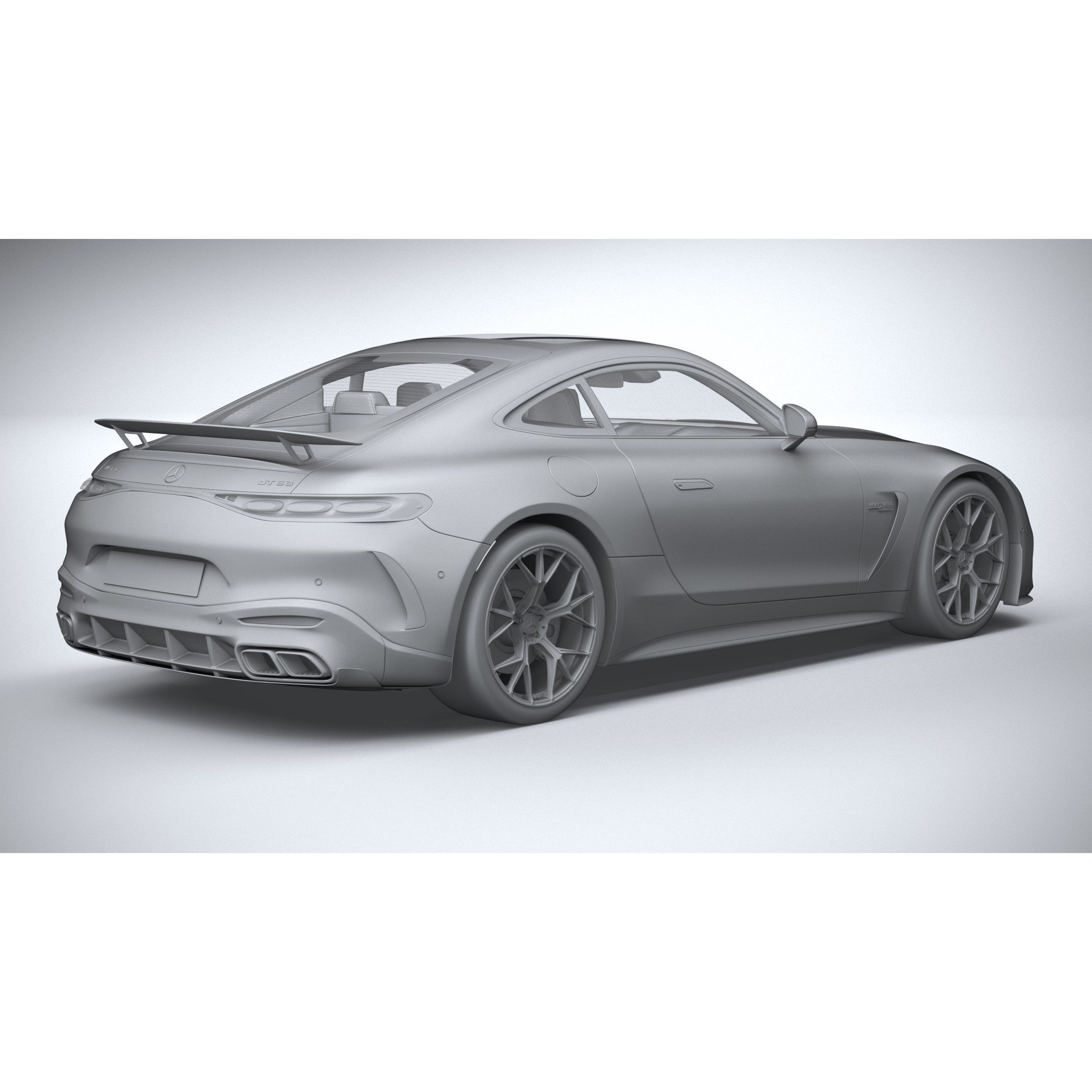 Mercedes-Benz AMG GT Coupe 2024 - High-Poly 3D Model - View 27