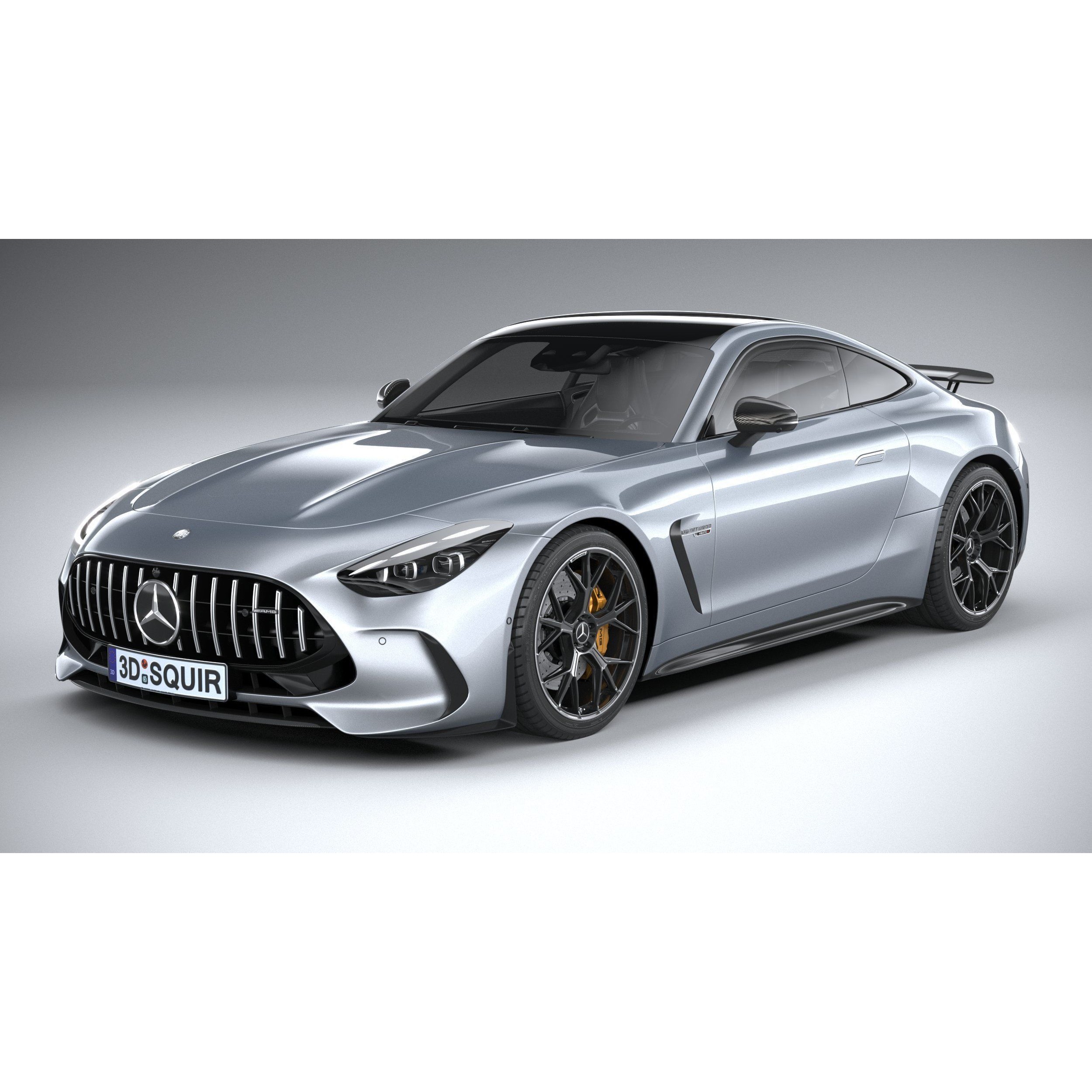 Mercedes-Benz AMG GT Coupe 2024 - High-Poly 3D Model - View 3