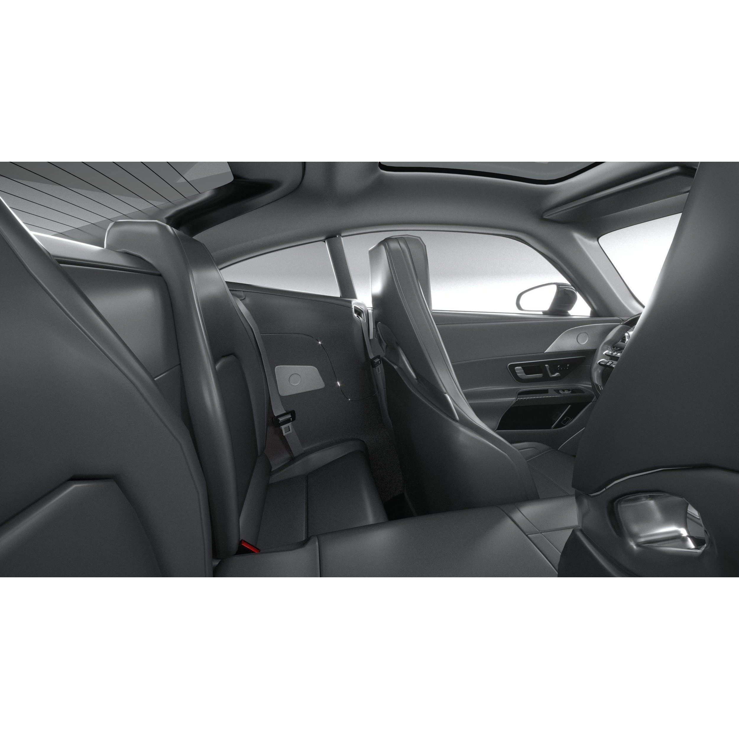 Mercedes-Benz AMG GT Coupe 2024 - High-Poly 3D Model - View 31