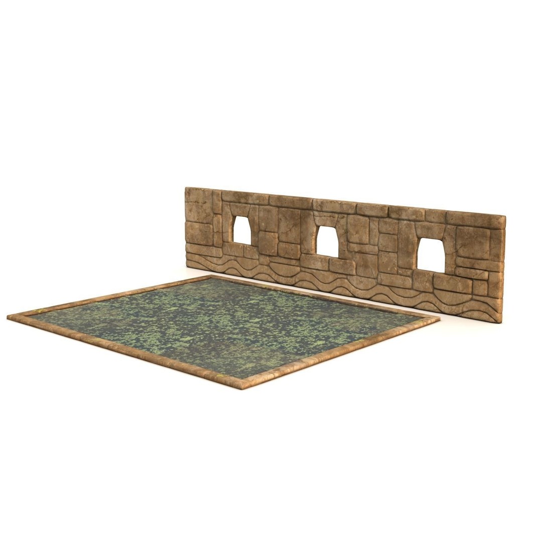 Pre-Columbian Architectural Complex 3D Model – Historic Detail, FBX & OBJ - View 18