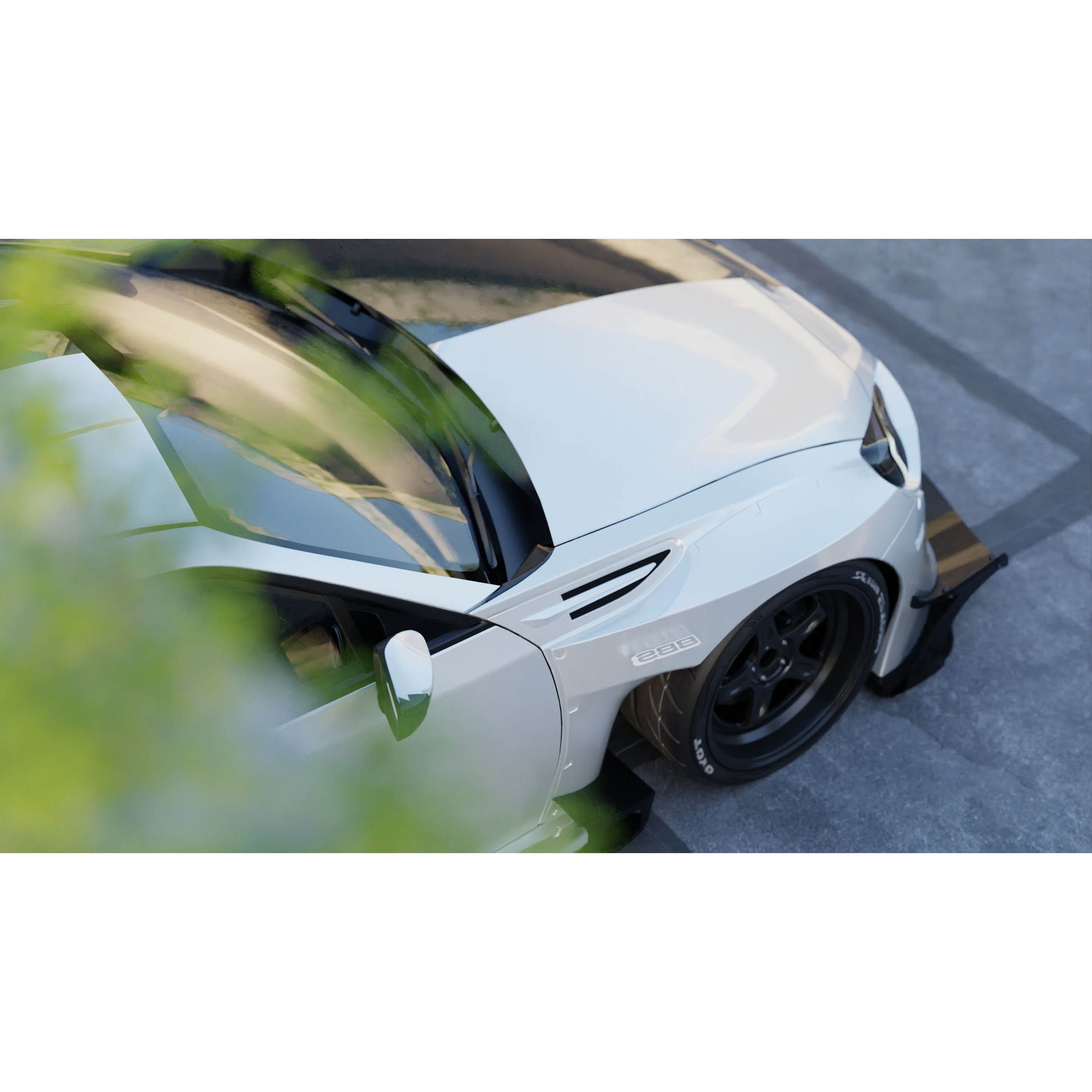 Car Render Scene - Game-Ready 3D Model - View 5