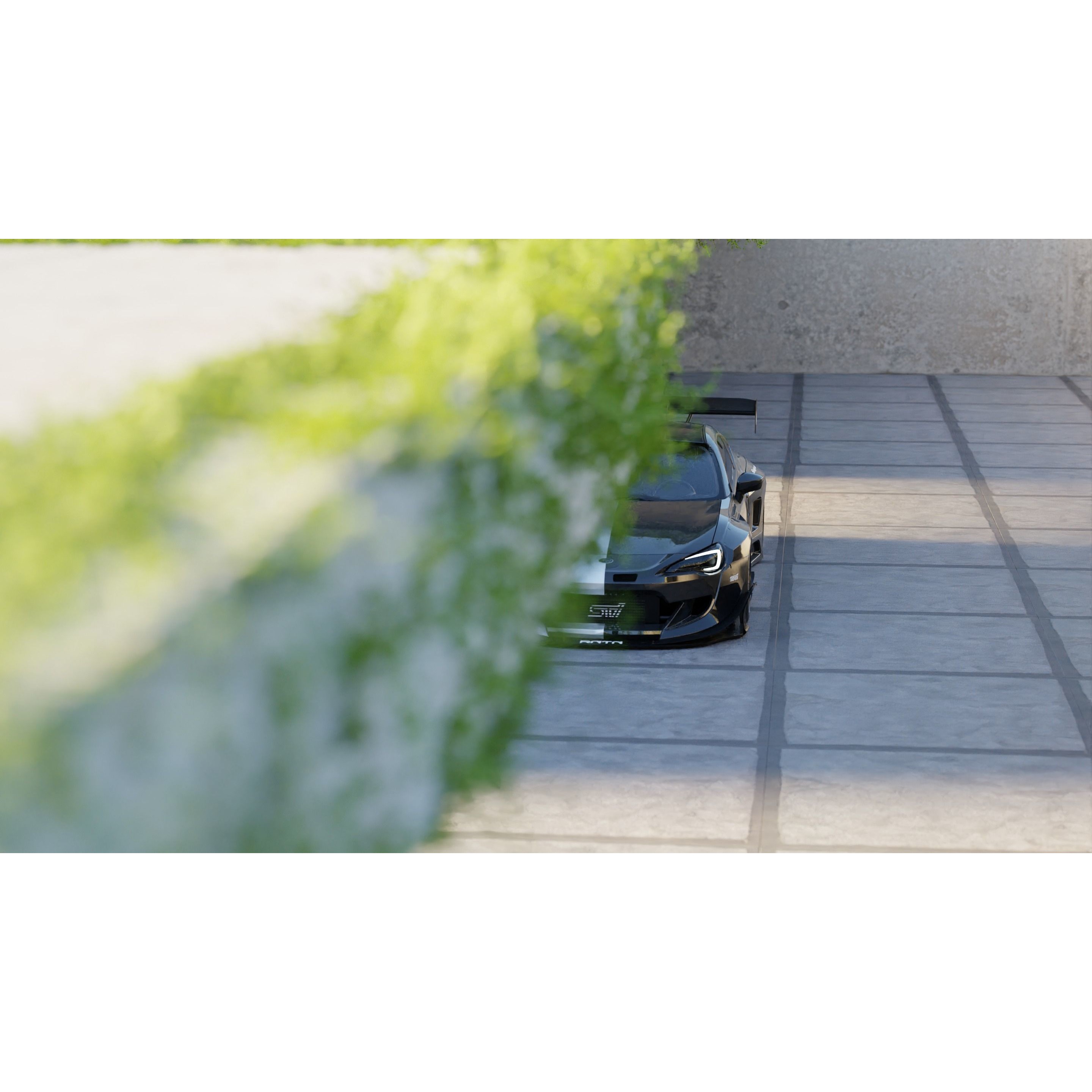 Car Render Scene - Game-Ready 3D Model - View 8