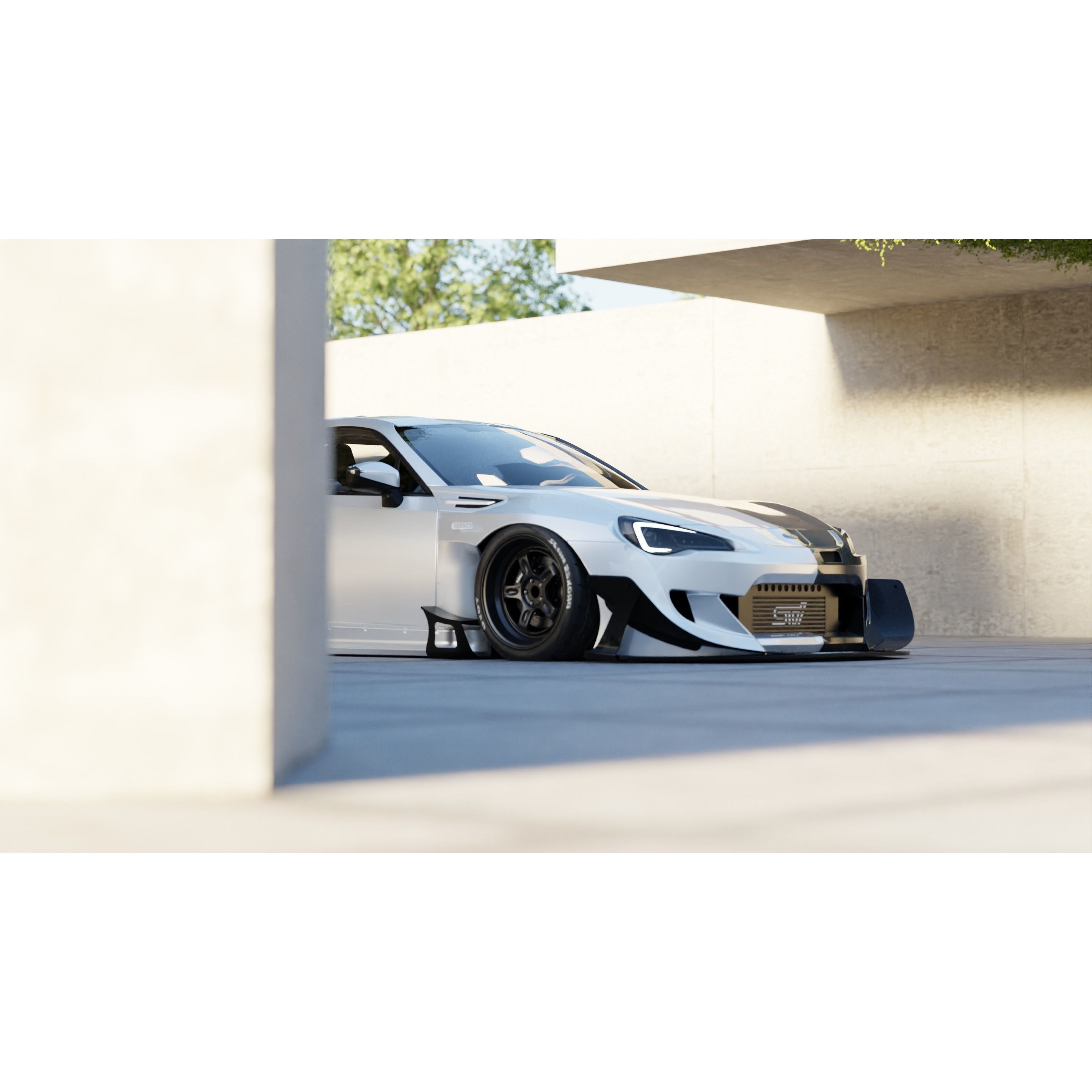 Car Render Scene - Game-Ready 3D Model - View 9