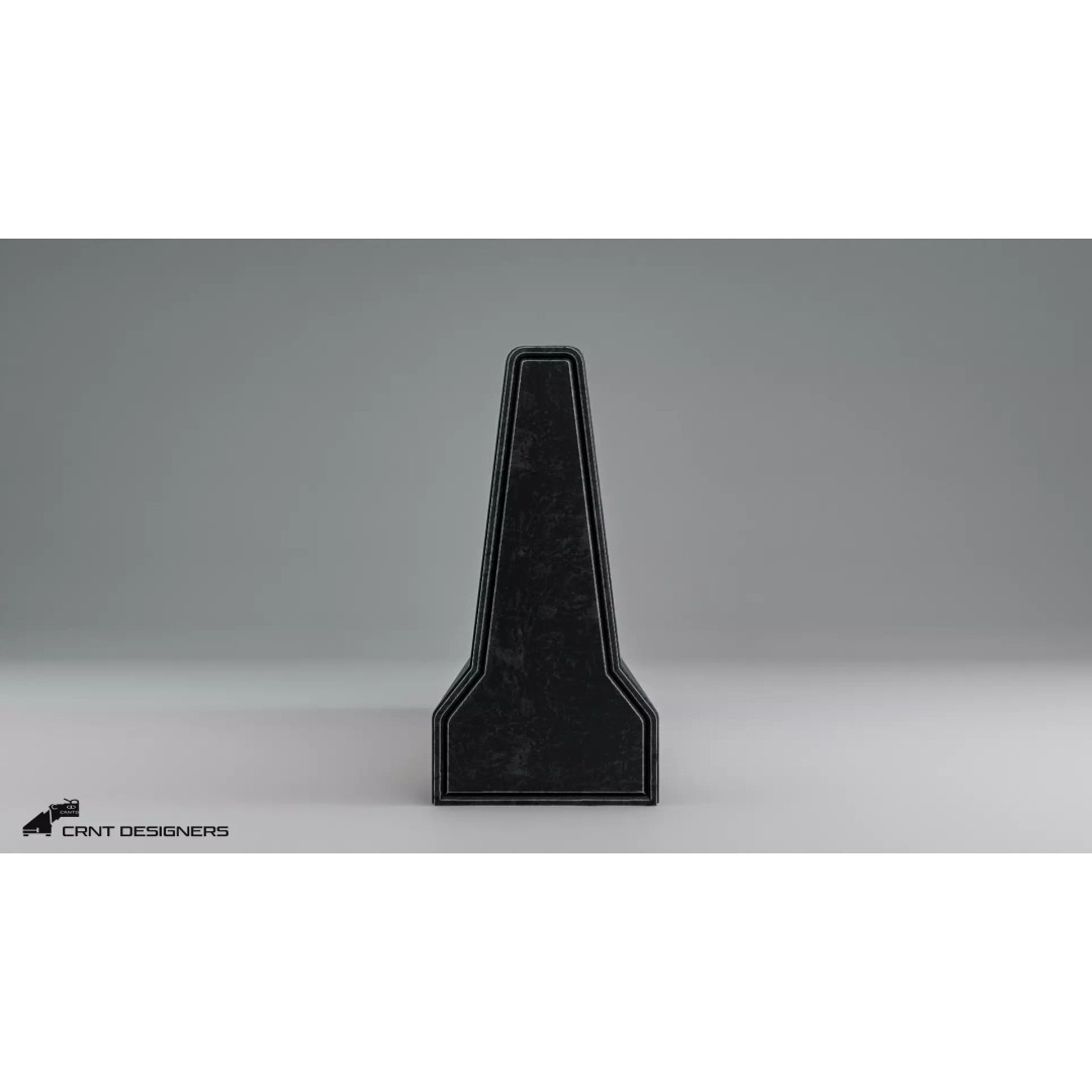 Sci-Fi Road Barrier 3D Model – Low Poly PBR Game Asset, FBX, Blender - View 7