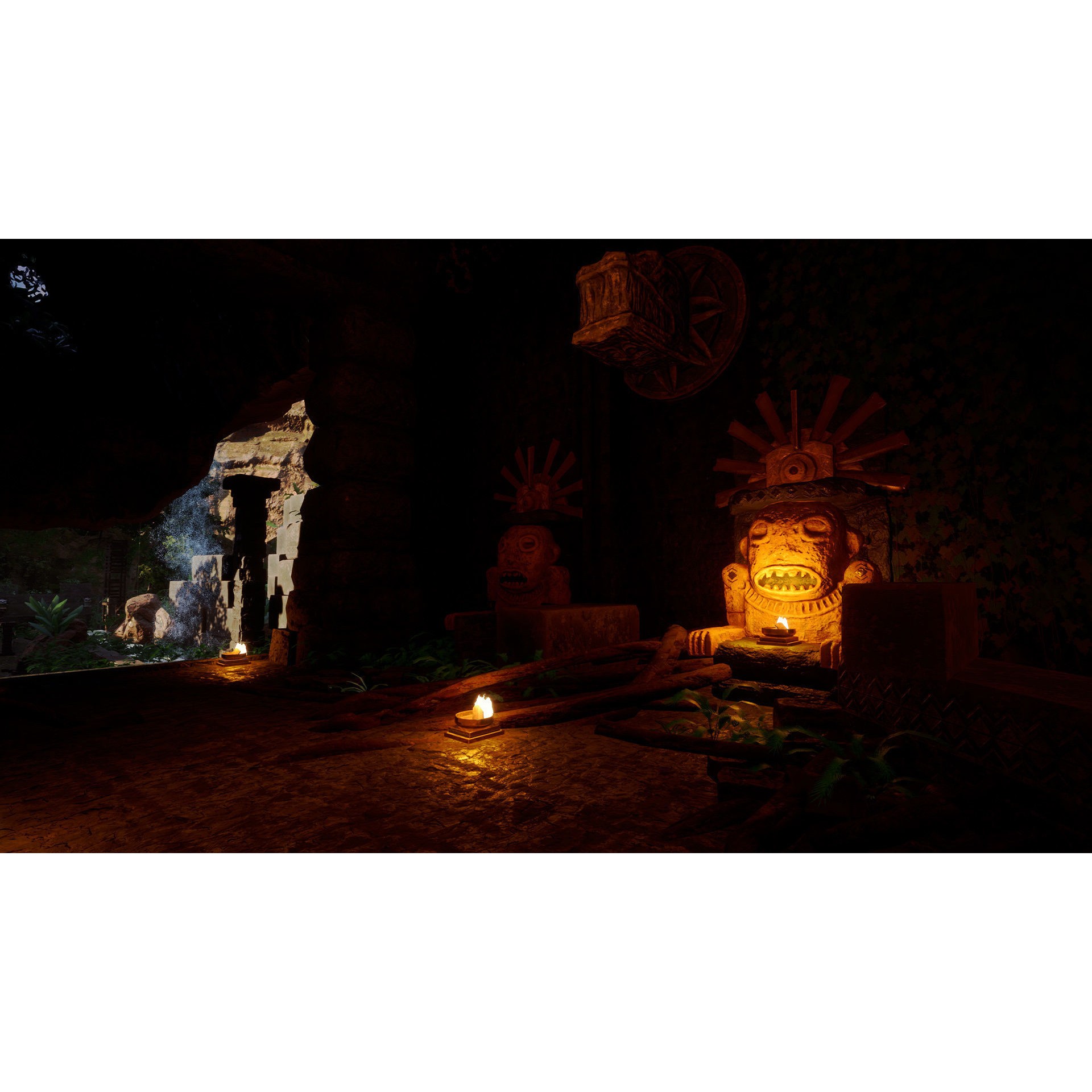 Maya Temple Modular Kit - Low-Poly Game-Ready 3D Model - View 11