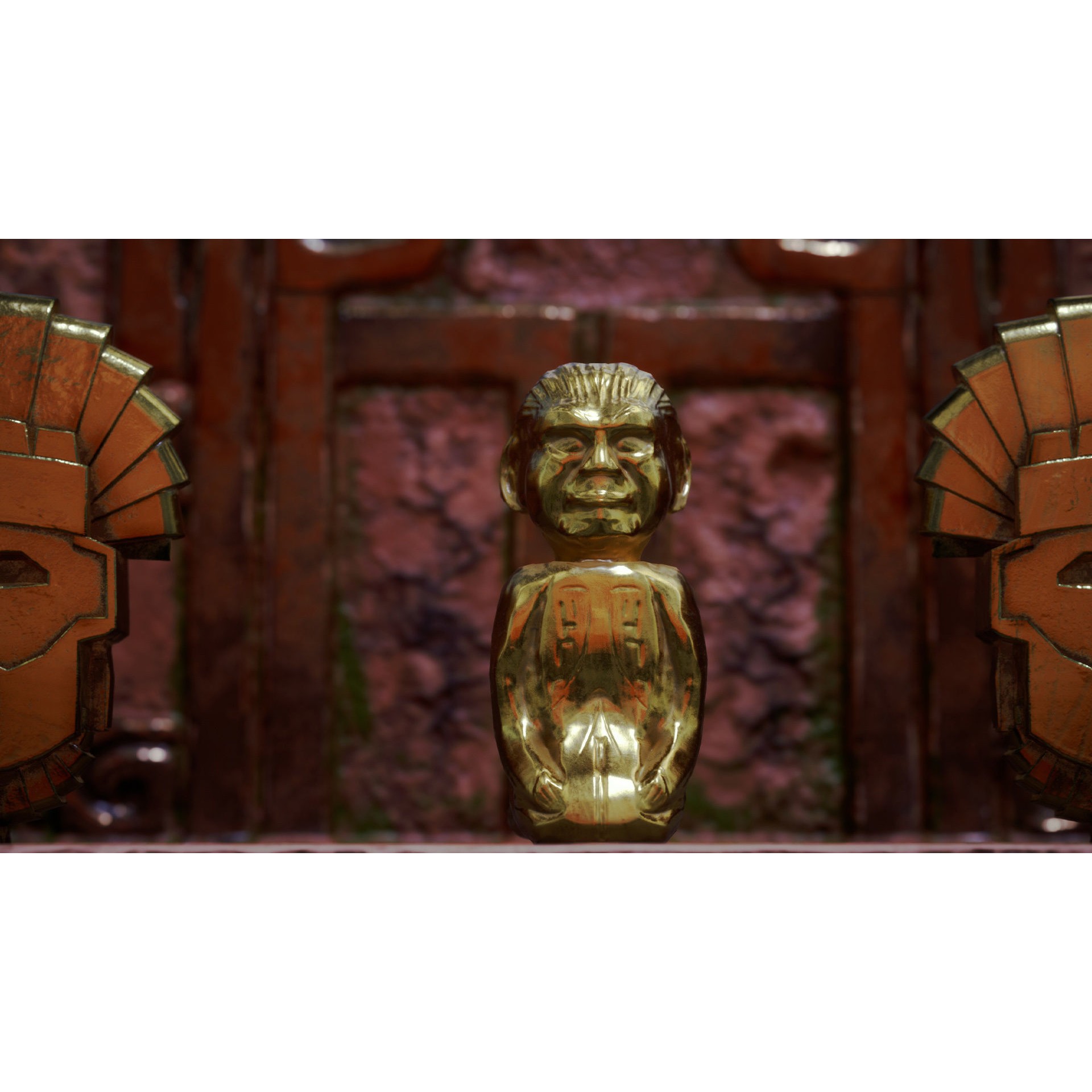 Maya Temple Modular Kit - Low-Poly Game-Ready 3D Model - View 15