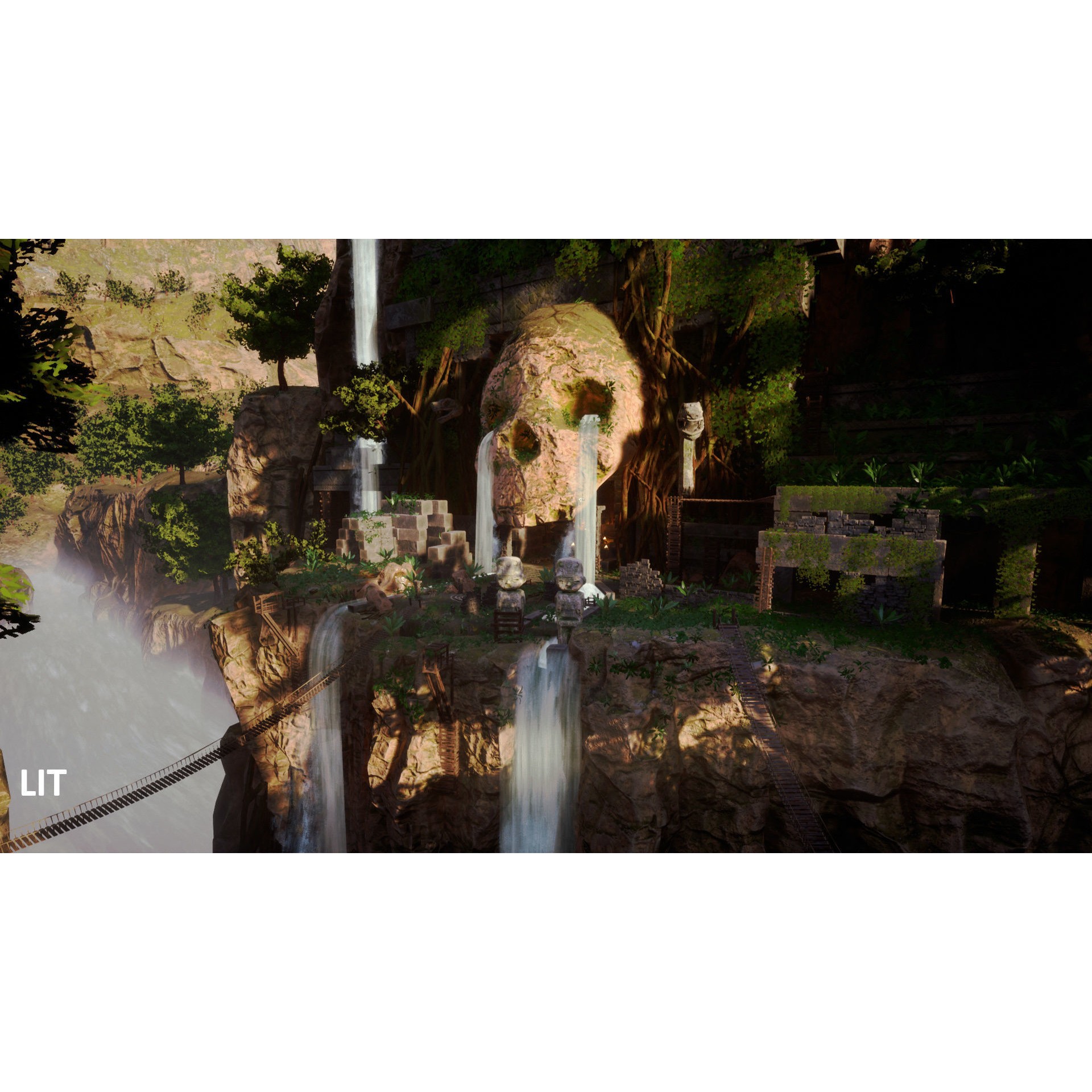 Maya Temple Modular Kit - Low-Poly Game-Ready 3D Model - View 19