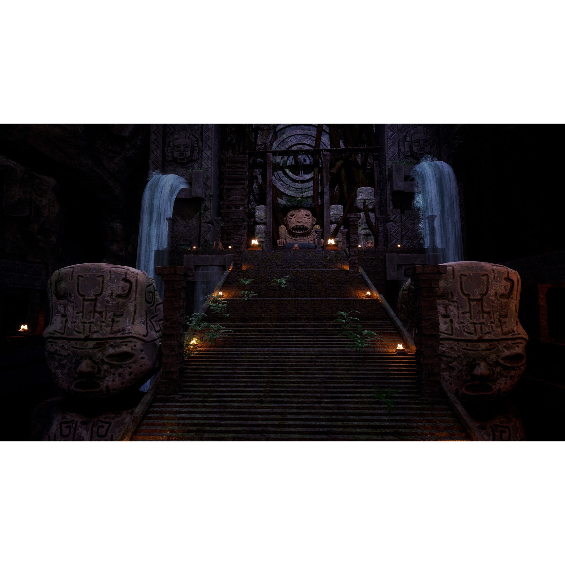 Maya Temple Modular Kit - Low-Poly Game-Ready 3D Model - View 22