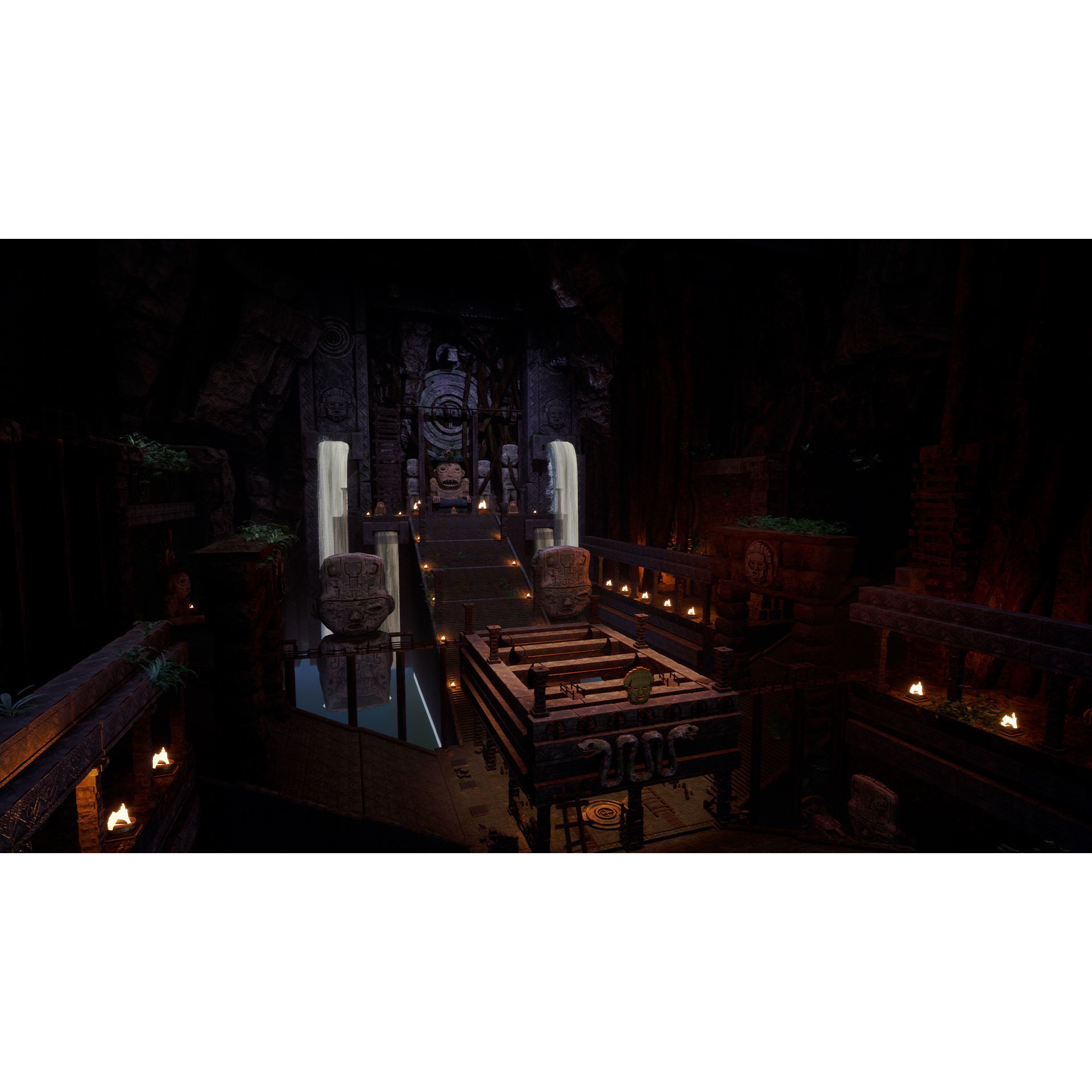 Maya Temple Modular Kit - Low-Poly Game-Ready 3D Model - View 24