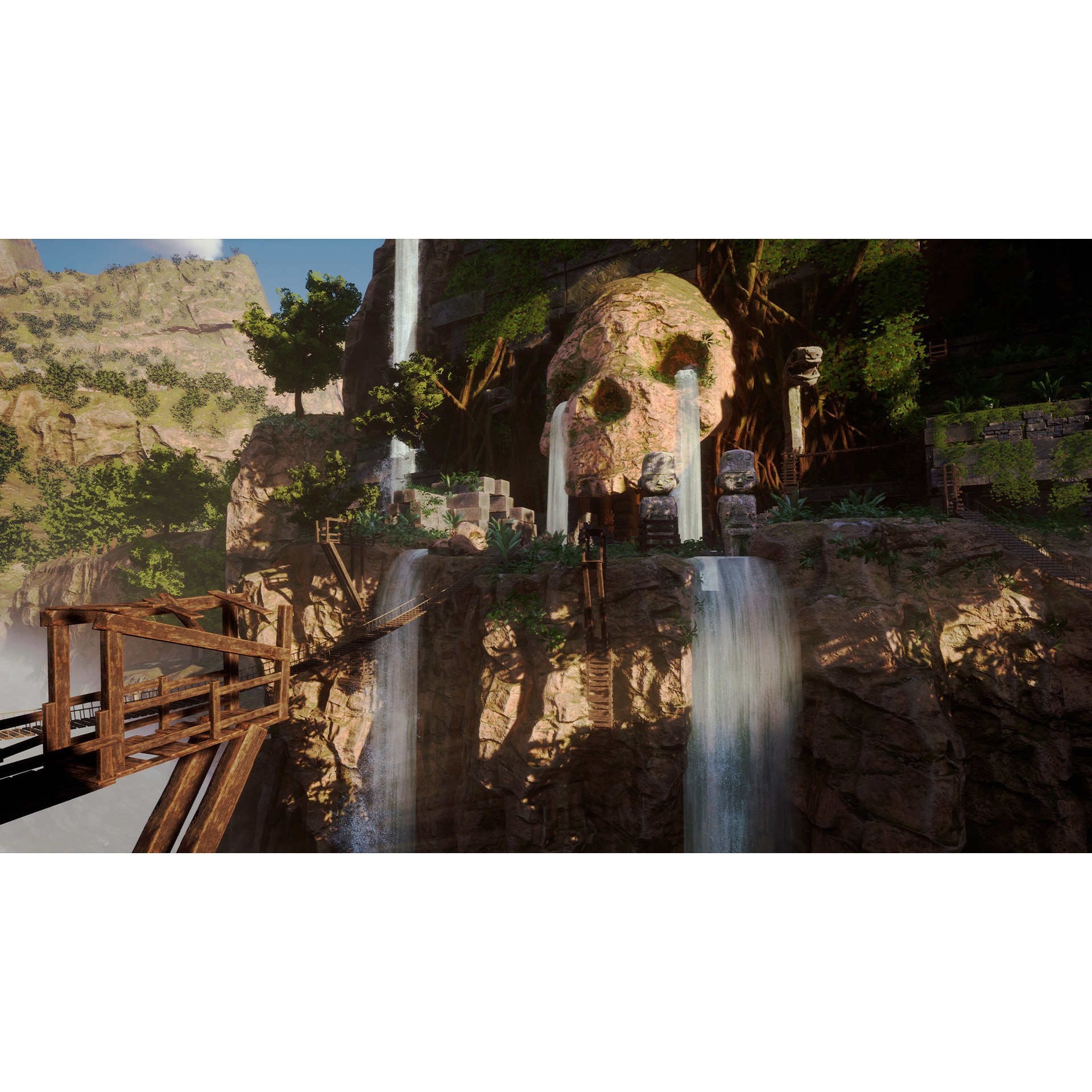 Maya Temple Modular Kit - Low-Poly Game-Ready 3D Model - View 7