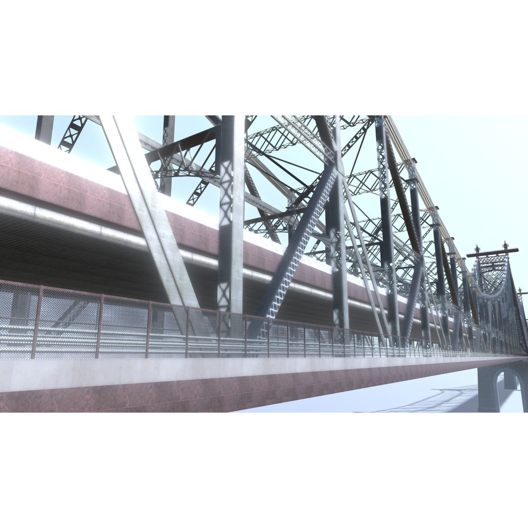 Ed Koch Queensboro Bridge 3D Model – Low Poly Architectural Asset, FBX, OBJ - View 18