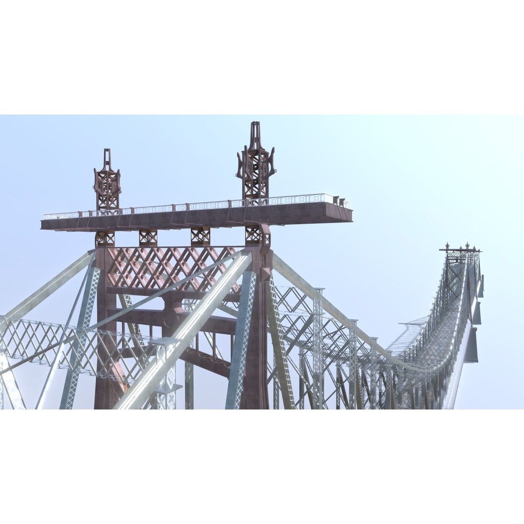 Ed Koch Queensboro Bridge 3D Model – Low Poly Architectural Asset, FBX, OBJ - View 21