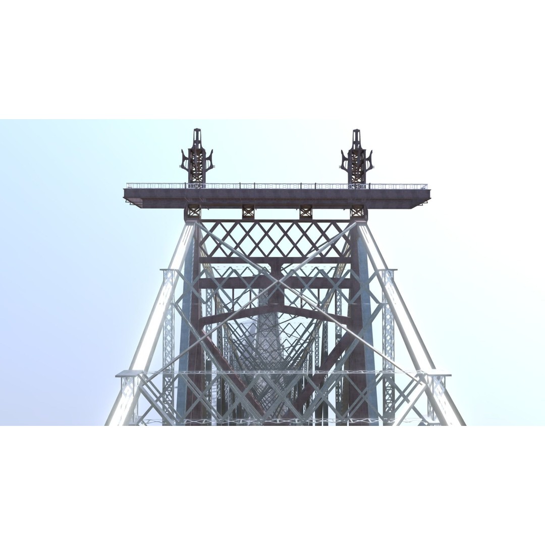 Ed Koch Queensboro Bridge 3D Model – Low Poly Architectural Asset, FBX, OBJ - View 22