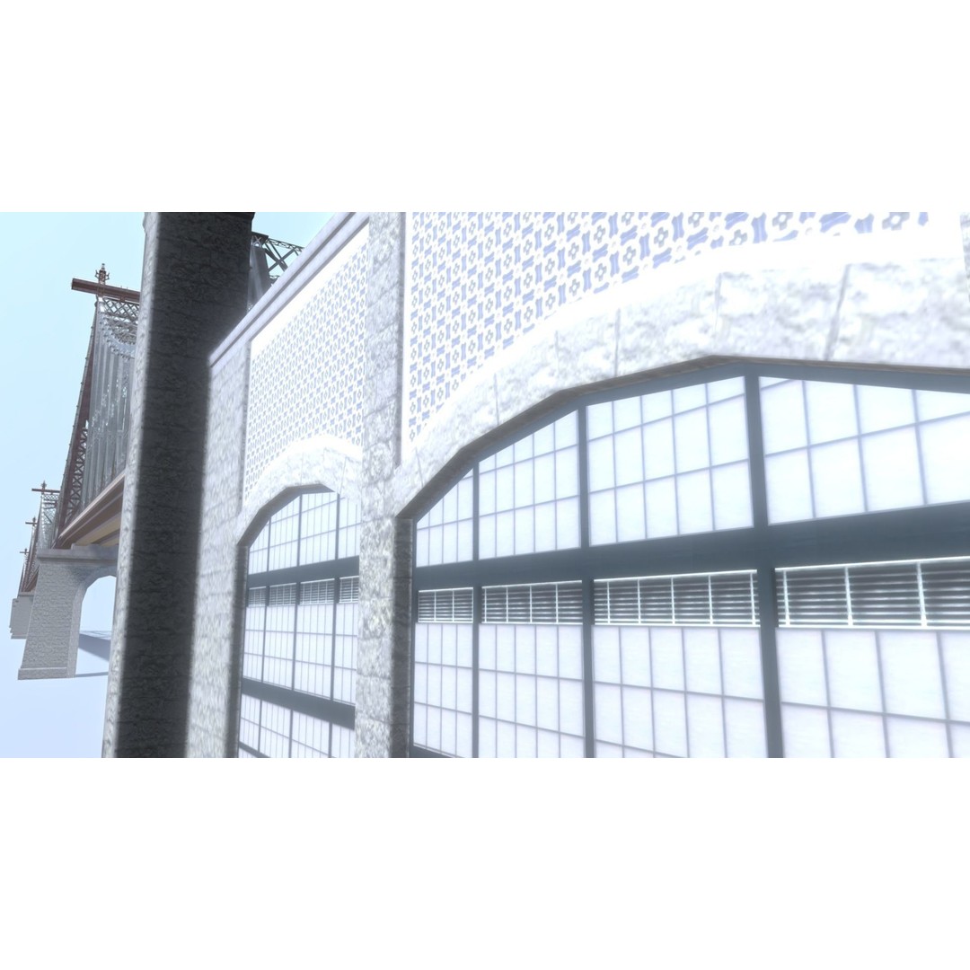 Ed Koch Queensboro Bridge 3D Model – Low Poly Architectural Asset, FBX, OBJ - View 34