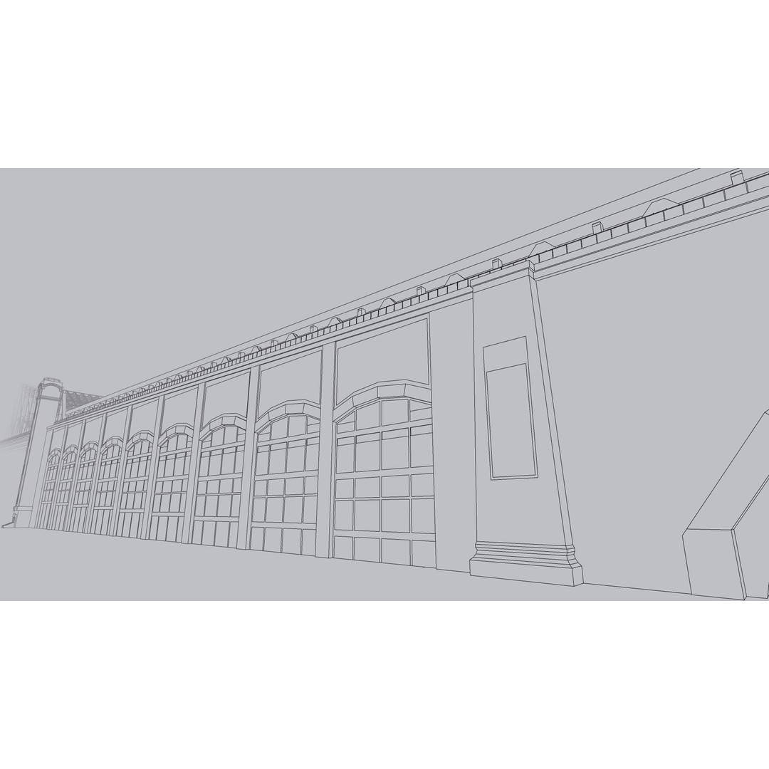 Ed Koch Queensboro Bridge 3D Model – Low Poly Architectural Asset, FBX, OBJ - View 35