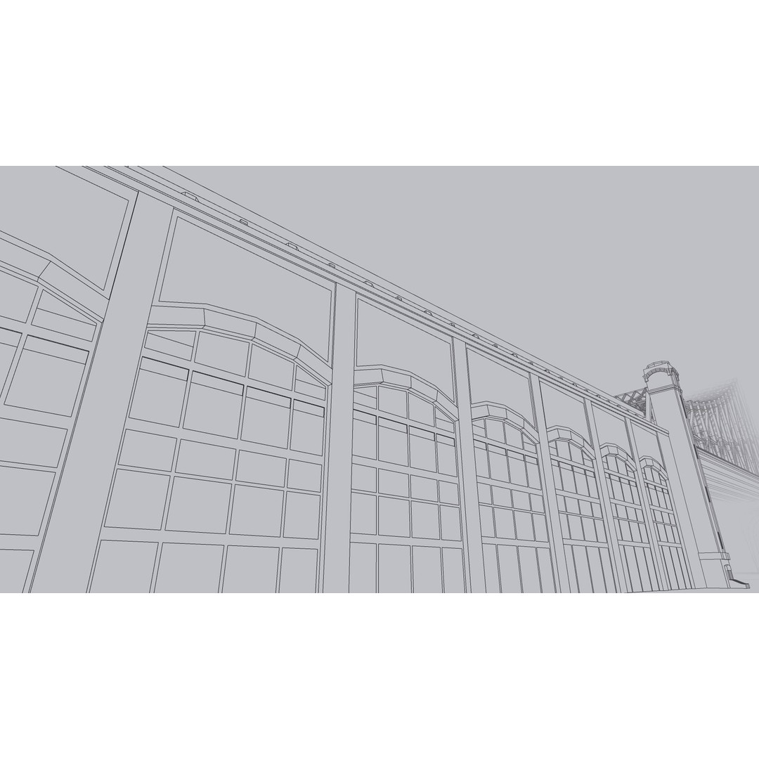 Ed Koch Queensboro Bridge 3D Model – Low Poly Architectural Asset, FBX, OBJ - View 36