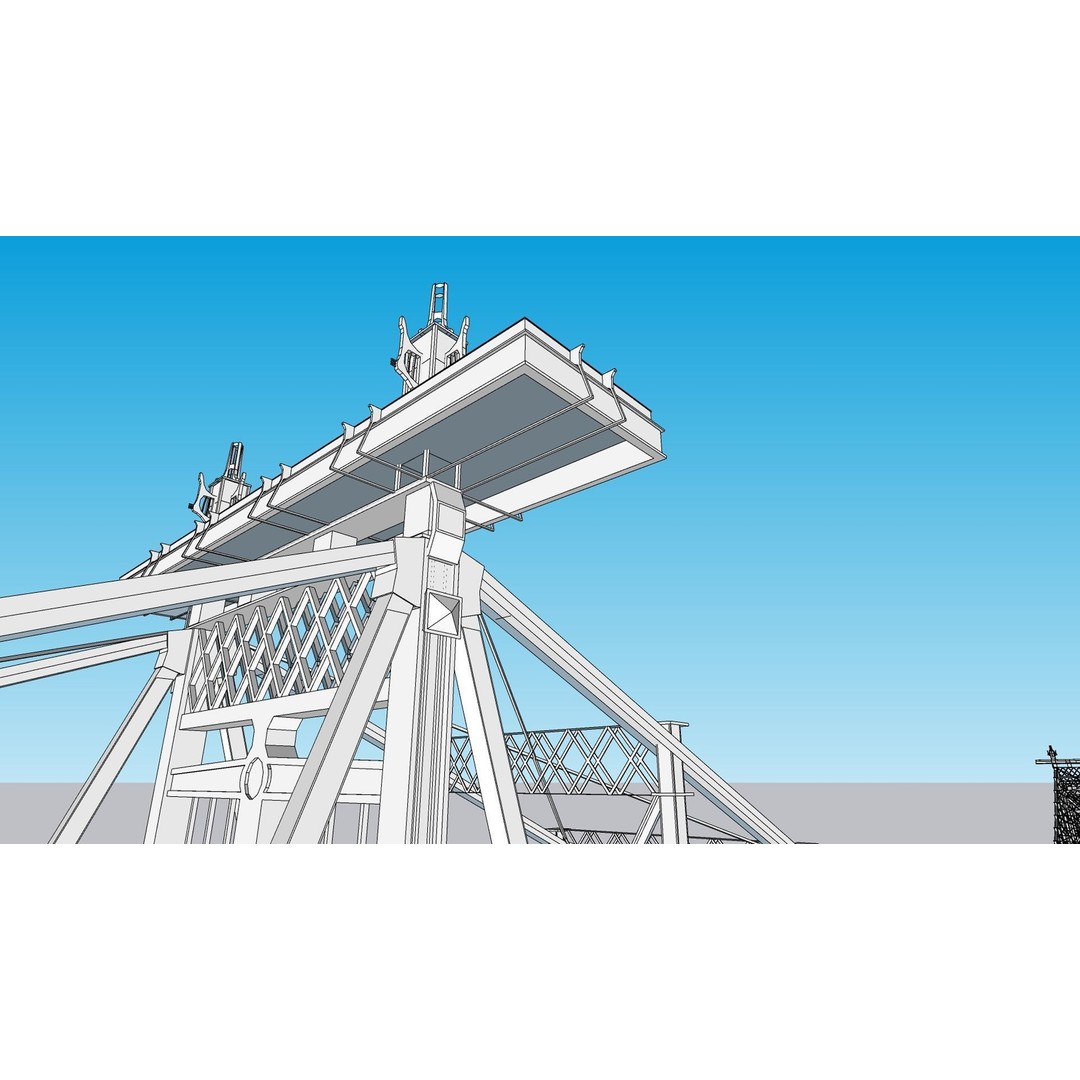 Ed Koch Queensboro Bridge 3D Model – Low Poly Architectural Asset, FBX, OBJ - View 44