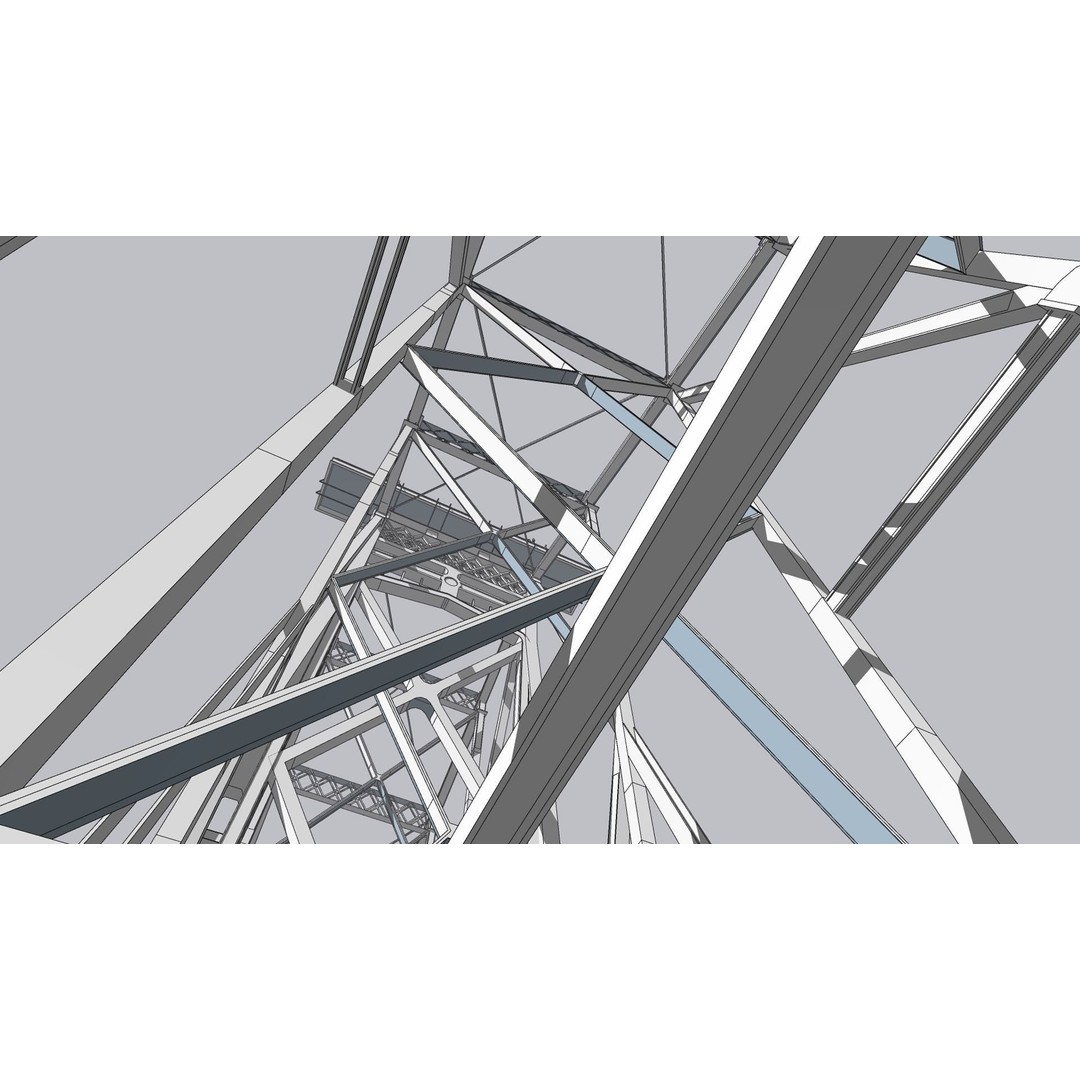 Ed Koch Queensboro Bridge 3D Model – Low Poly Architectural Asset, FBX, OBJ - View 47