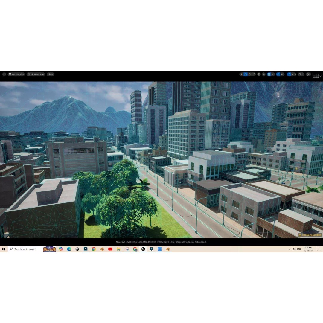 UE5 City 3D Model – Low Poly Complete Level for Game Development - View 11