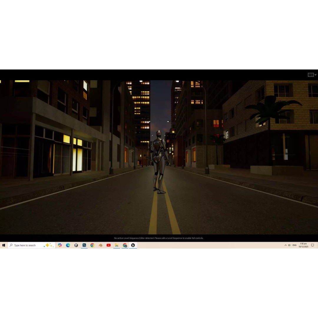 UE5 City 3D Model – Low Poly Complete Level for Game Development - View 15