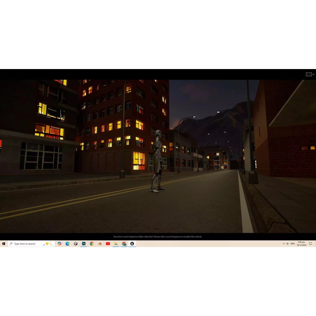 UE5 City 3D Model – Low Poly Complete Level for Game Development - View 16