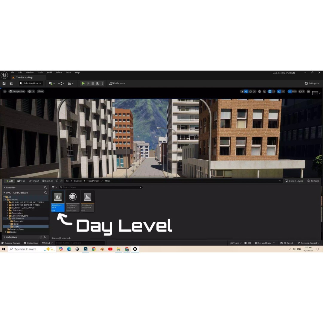 UE5 City 3D Model – Low Poly Complete Level for Game Development - View 20