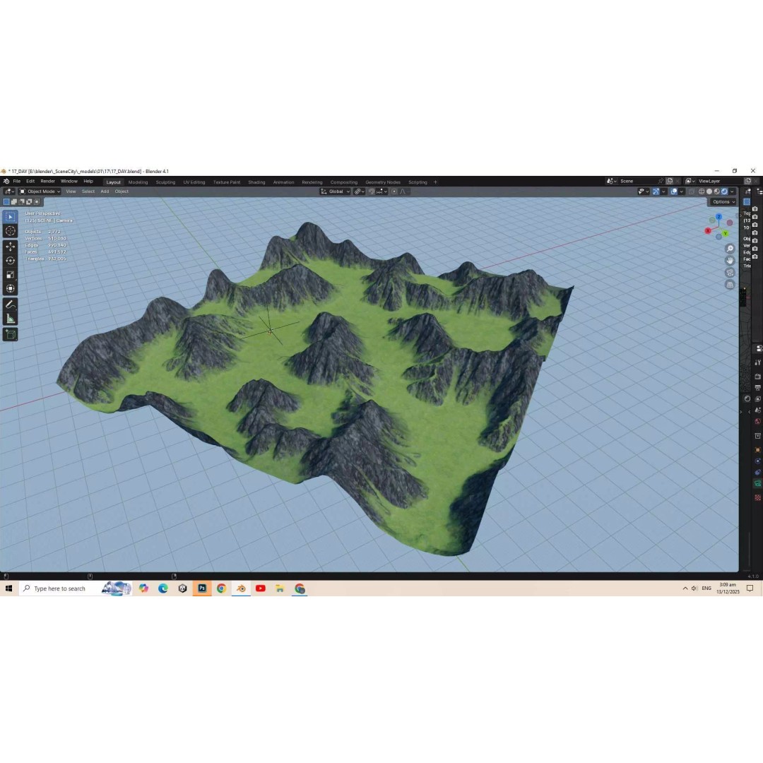 UE5 City 3D Model – Low Poly Complete Level for Game Development - View 21