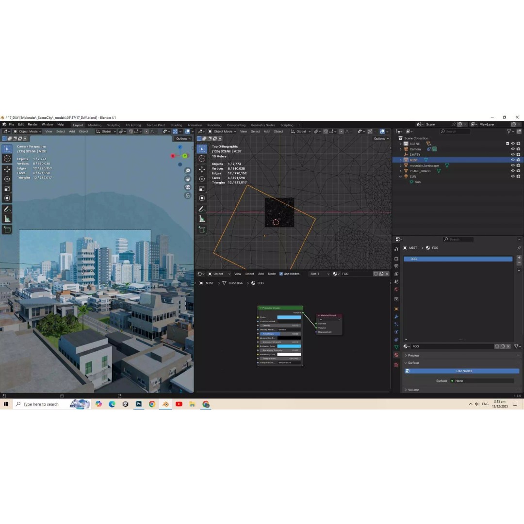 UE5 City 3D Model – Low Poly Complete Level for Game Development - View 34