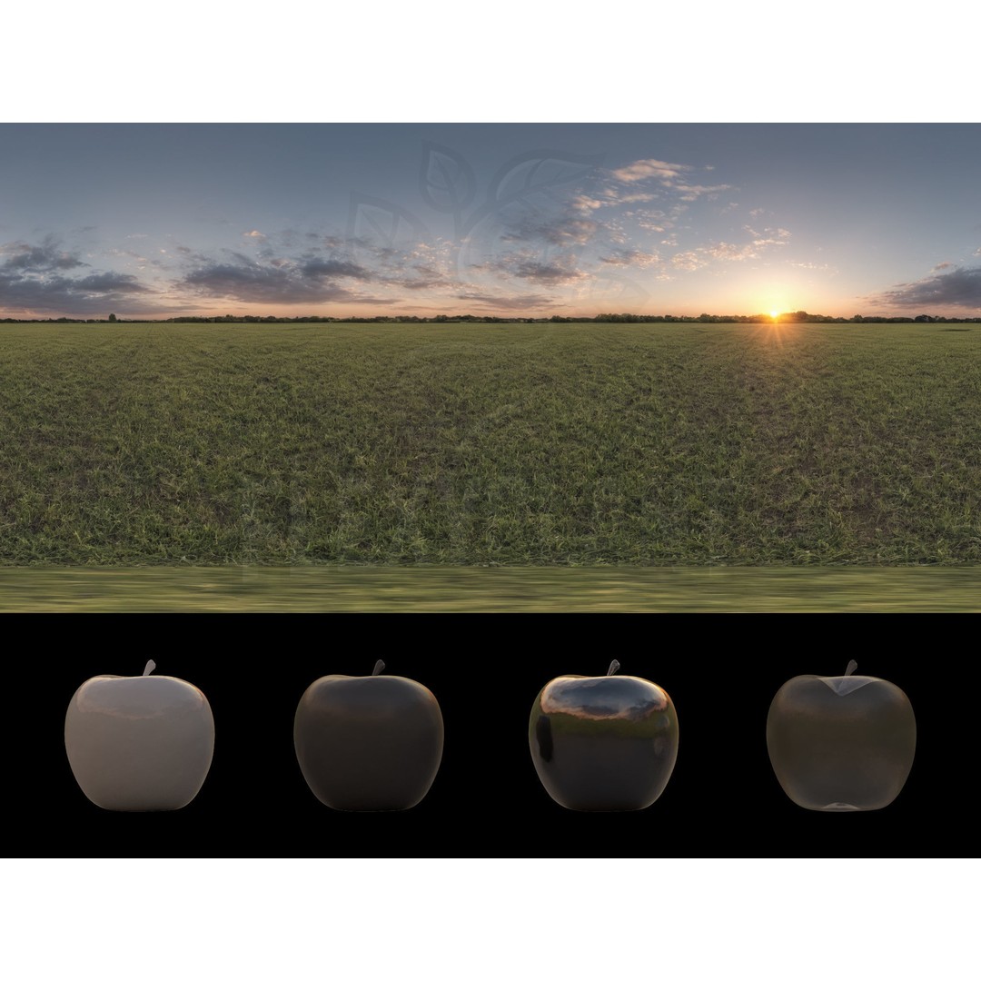 Realistic HDRI 3D Model – 30pcs 12K Field Collection, Blender, FBX - View 12