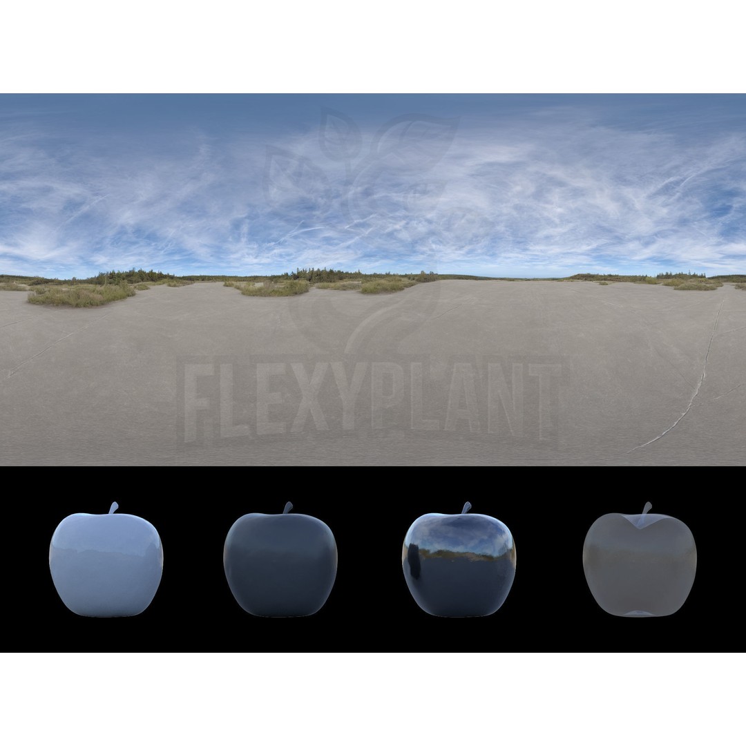 Realistic HDRI 3D Model – 30pcs 12K Field Collection, Blender, FBX - View 17
