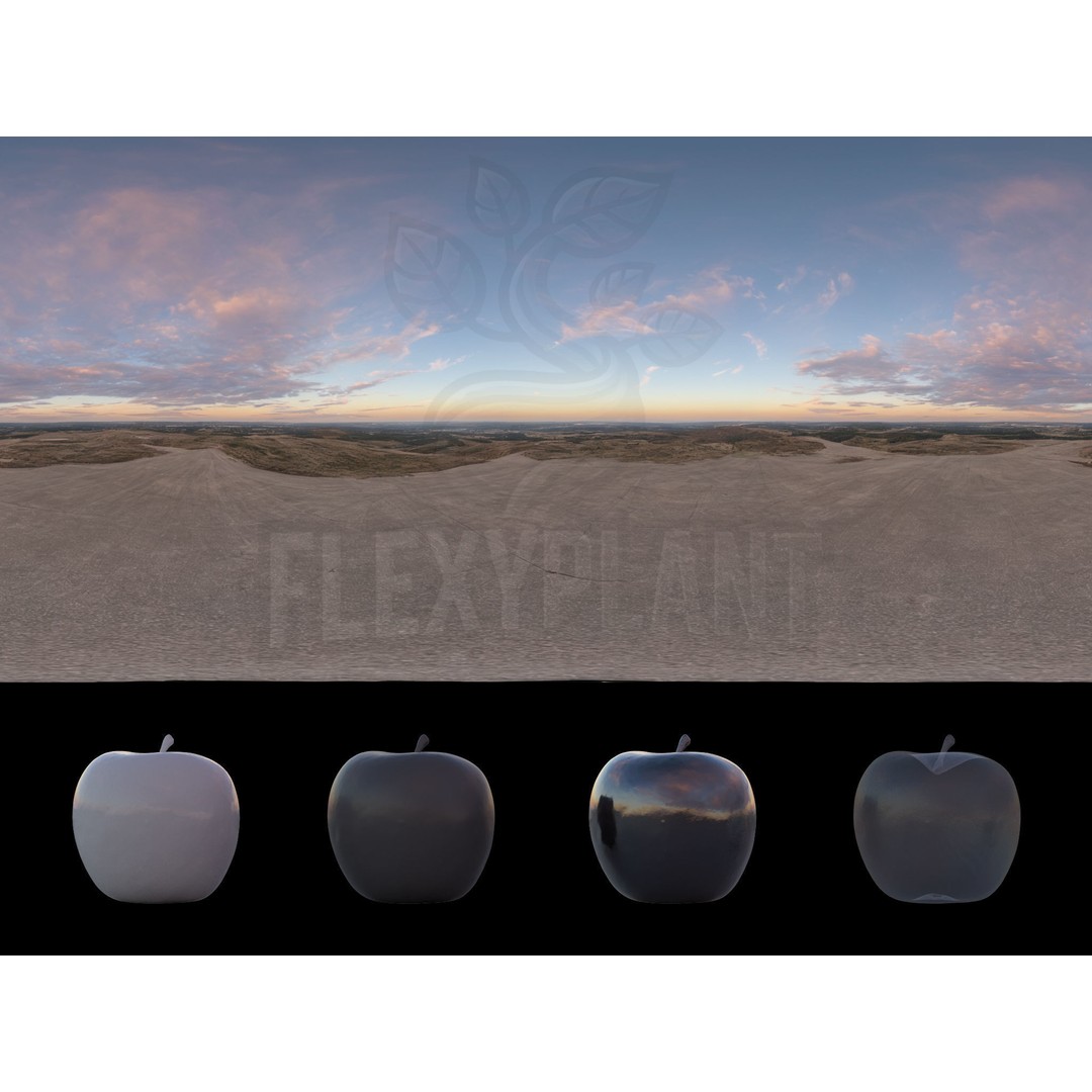 Realistic HDRI 3D Model – 30pcs 12K Field Collection, Blender, FBX - View 21