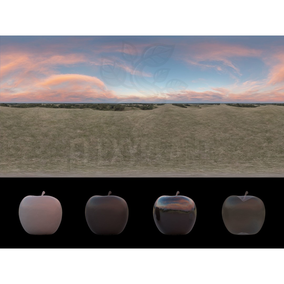 Realistic HDRI 3D Model – 30pcs 12K Field Collection, Blender, FBX - View 25
