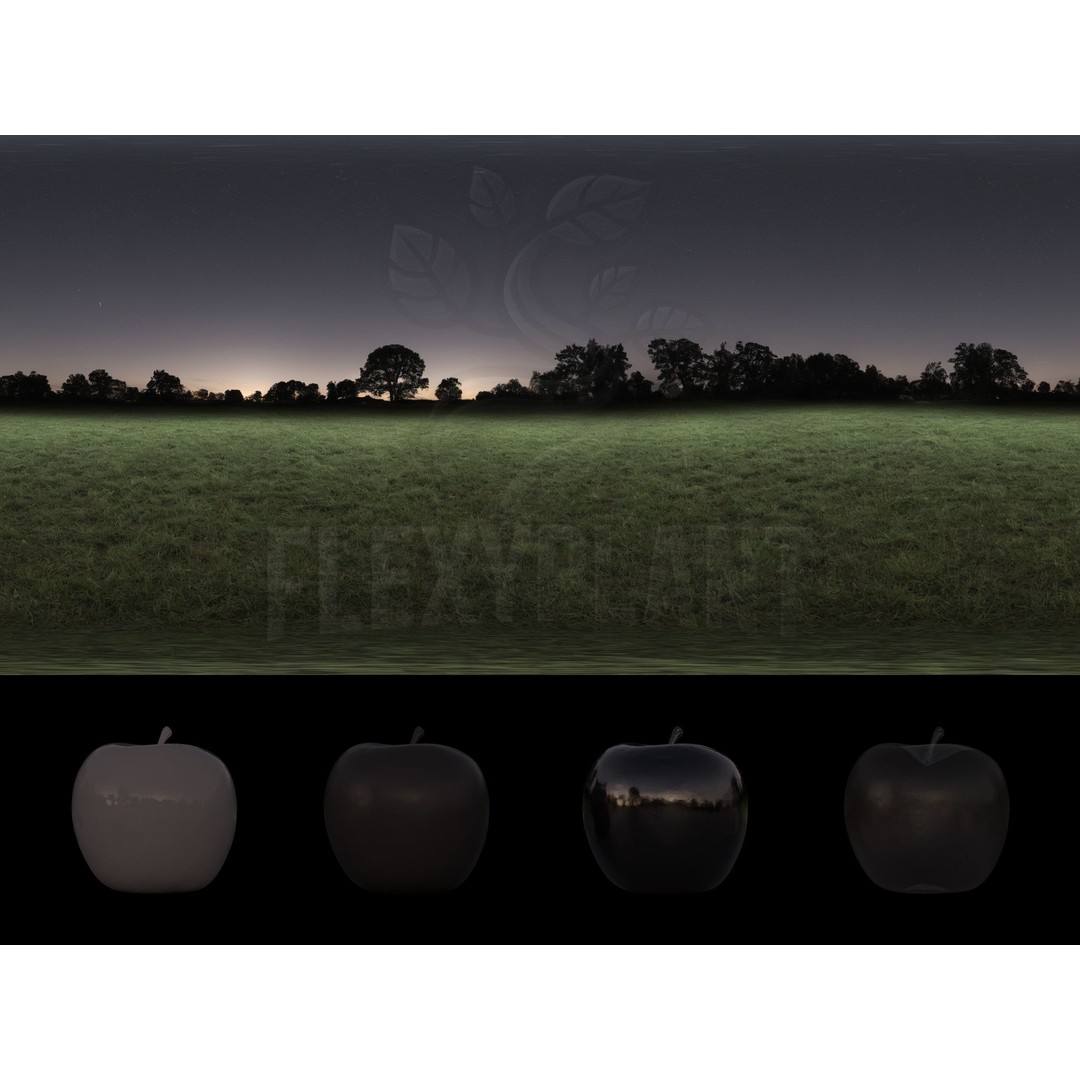 Realistic HDRI 3D Model – 30pcs 12K Field Collection, Blender, FBX - View 29
