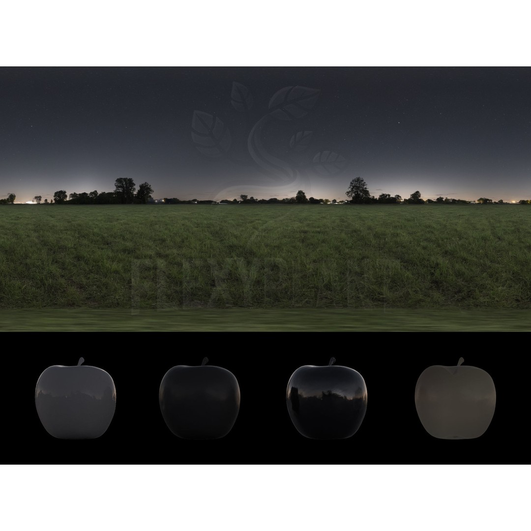 Realistic HDRI 3D Model – 30pcs 12K Field Collection, Blender, FBX - View 30
