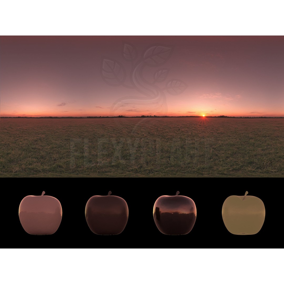 Realistic HDRI 3D Model – 30pcs 12K Field Collection, Blender, FBX - View 33