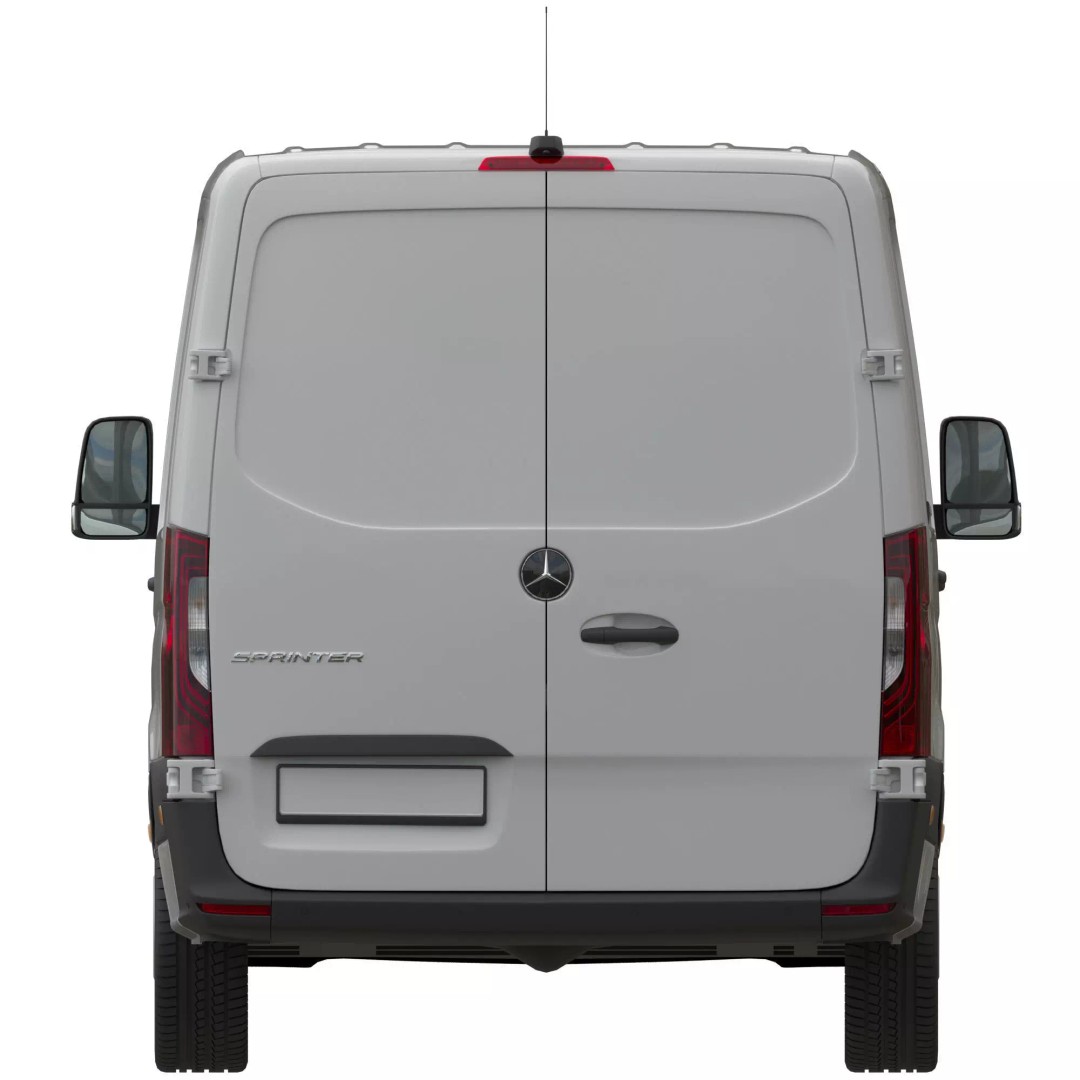 Mercedes Sprinter 3D Model – Detailed Interior Standard, FBX, OBJ - View 11