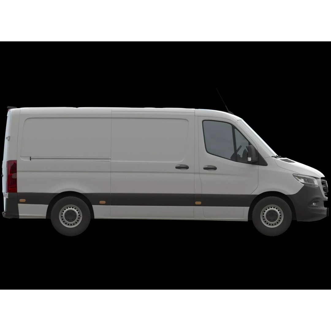Mercedes Sprinter 3D Model – Detailed Interior Standard, FBX, OBJ - View 12