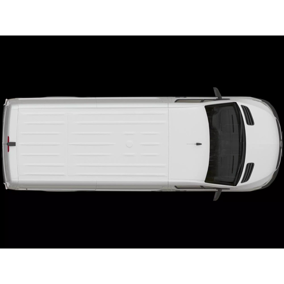 Mercedes Sprinter 3D Model – Detailed Interior Standard, FBX, OBJ - View 14