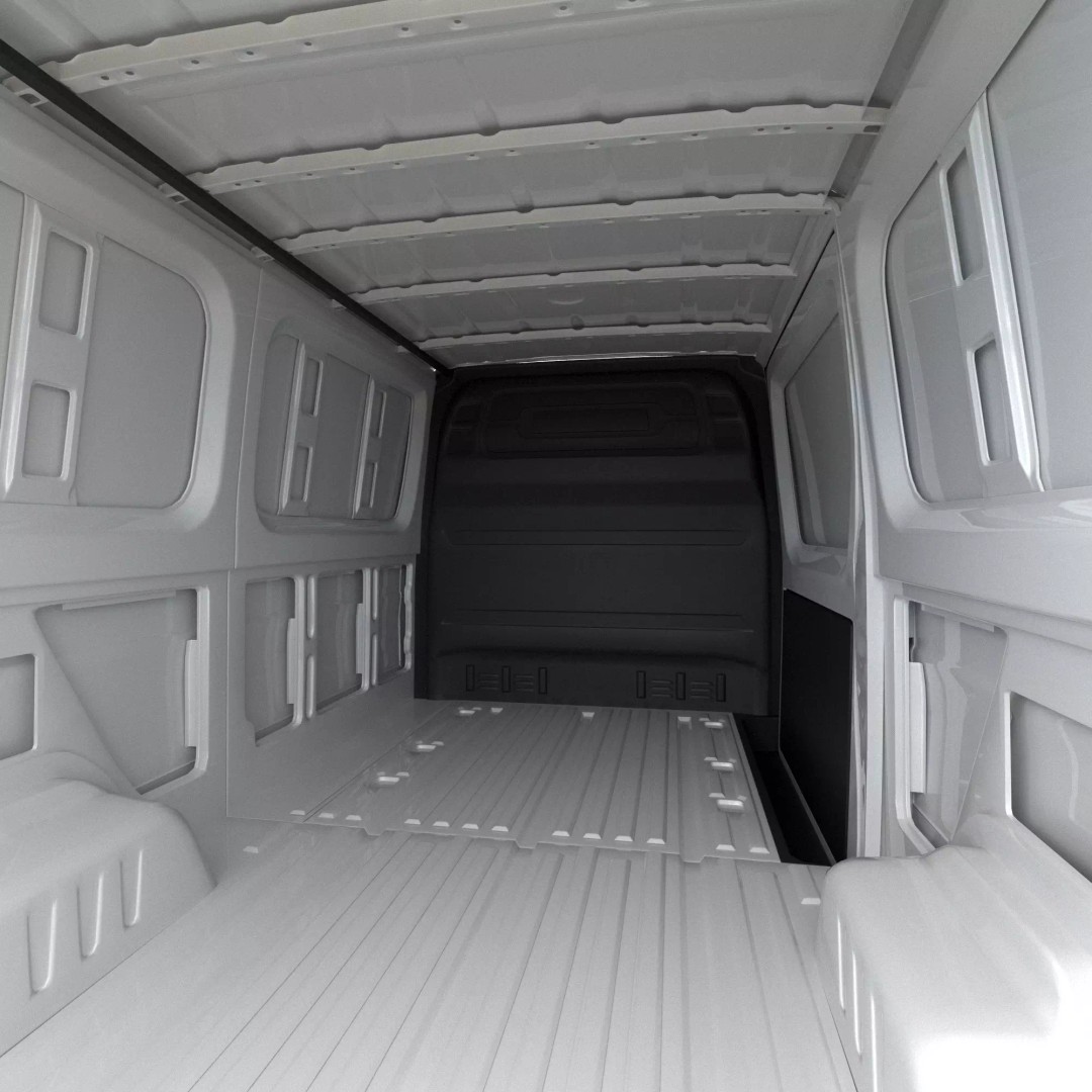 Mercedes Sprinter 3D Model – Detailed Interior Standard, FBX, OBJ - View 29