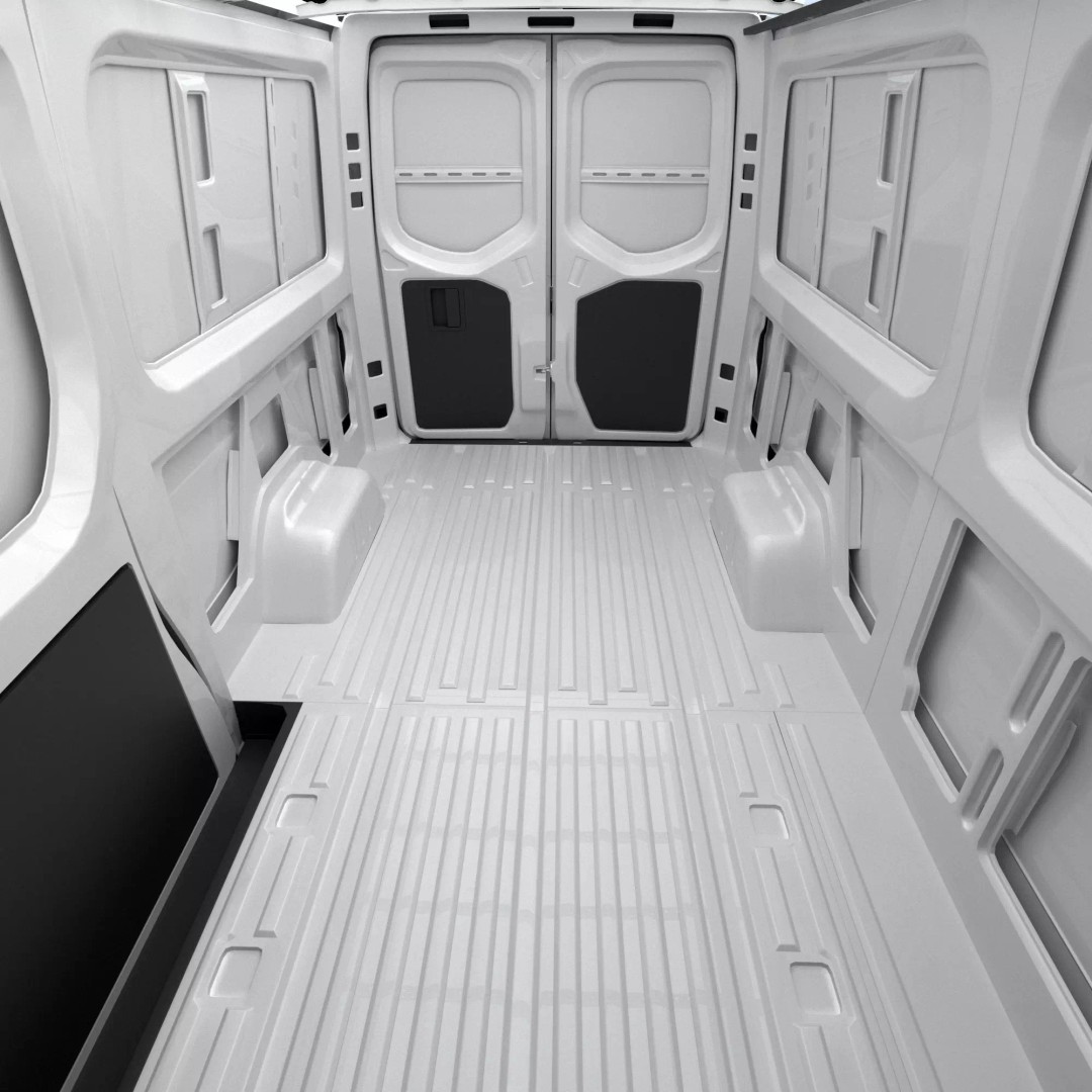 Mercedes Sprinter 3D Model – Detailed Interior Standard, FBX, OBJ - View 30