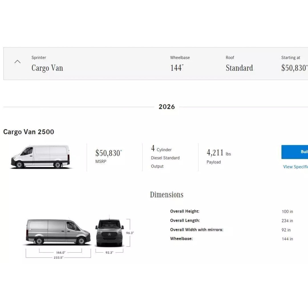 Mercedes Sprinter 3D Model – Detailed Interior Standard, FBX, OBJ - View 34