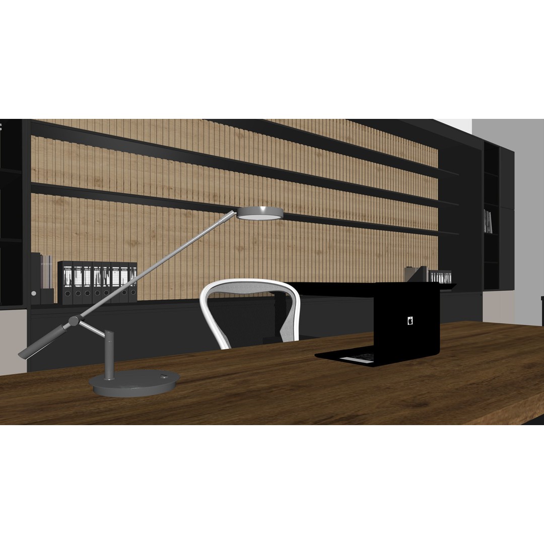 Modern Office Meeting 3D Model – High Detail Archviz Scene, FBX - View 12
