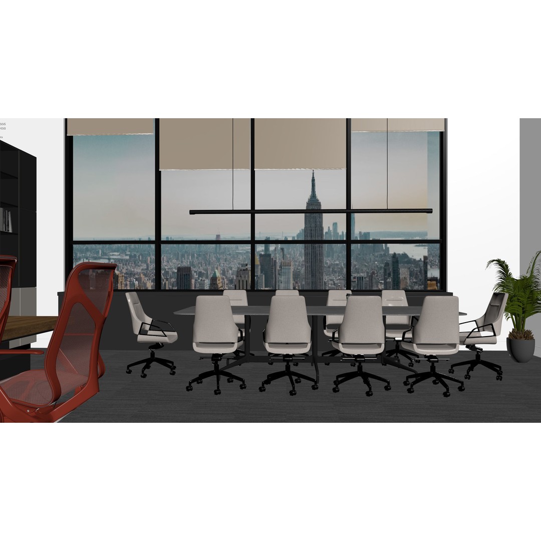 Modern Office Meeting 3D Model – High Detail Archviz Scene, FBX - View 16