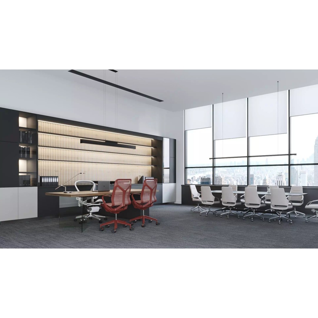 Modern Office Meeting 3D Model – High Detail Archviz Scene, FBX - View 2