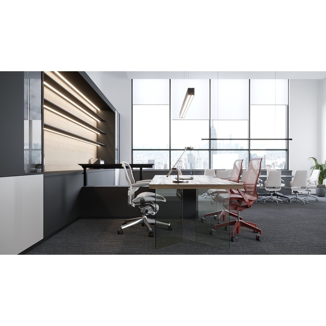 Modern Office Meeting 3D Model – High Detail Archviz Scene, FBX - View 4