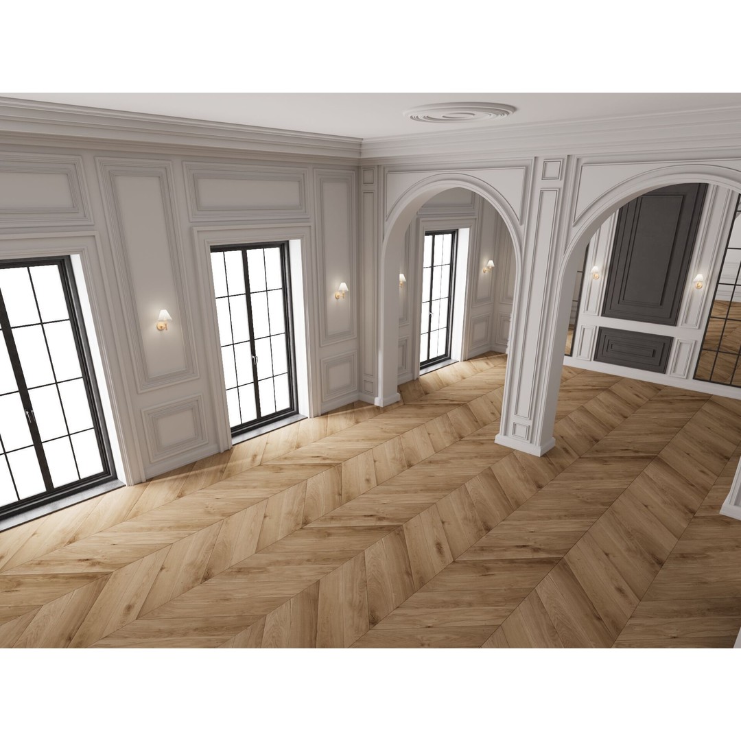 Loft Room 3D Model – Contemporary Interior Design, FBX, Blender - View 10