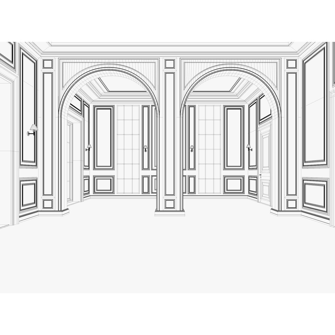 Loft Room 3D Model – Contemporary Interior Design, FBX, Blender - View 12