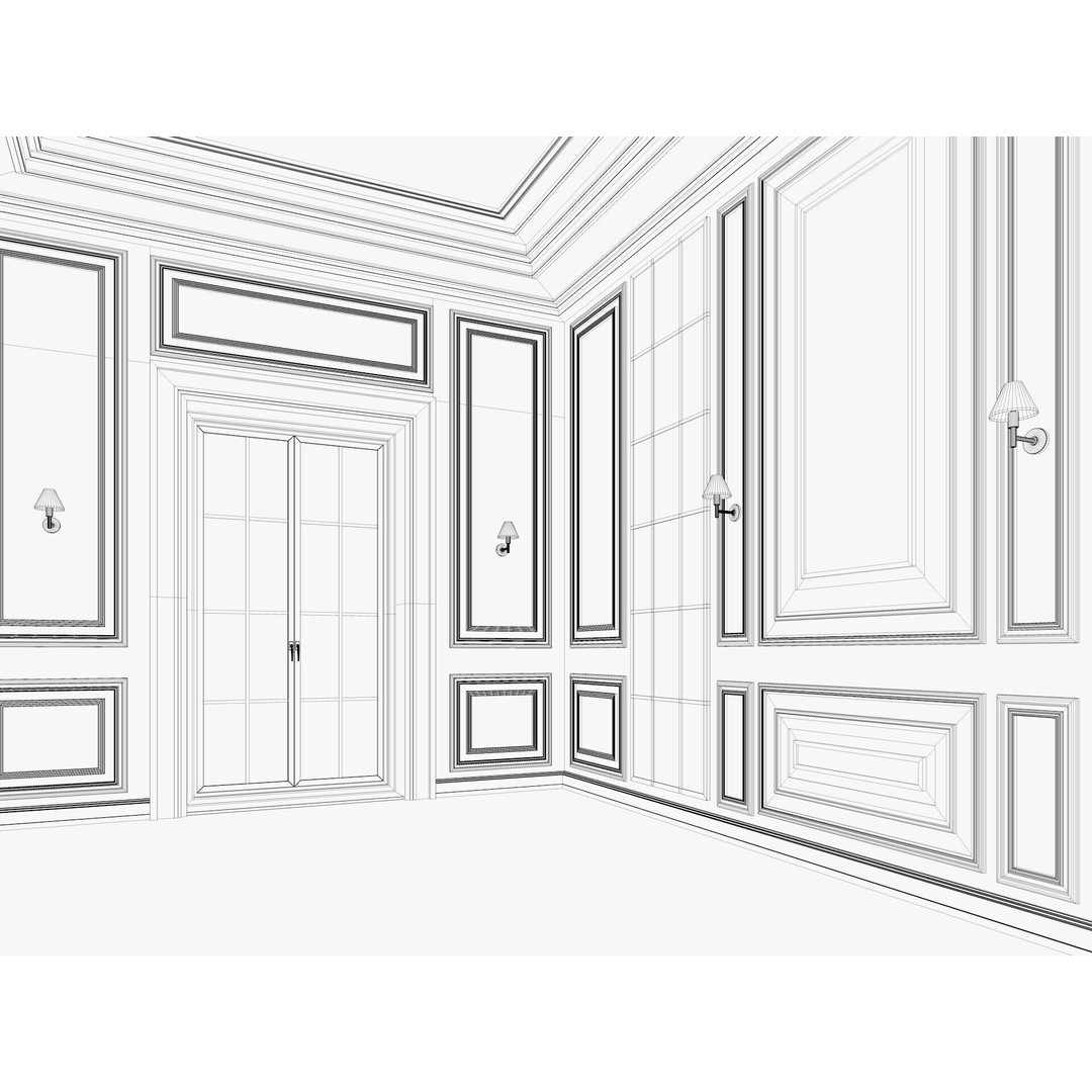 Loft Room 3D Model – Contemporary Interior Design, FBX, Blender - View 13